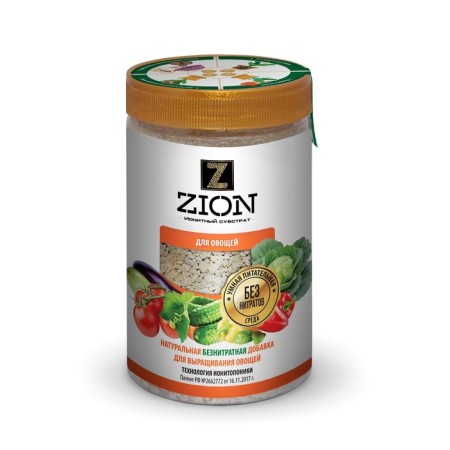 Zion substrate ionite for growing vegetables, nutrient additive for plants, 700 grams