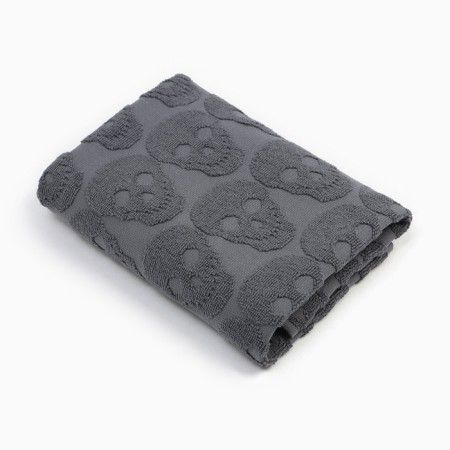Tenle Love Life "Sculls" 30*50 cm, dark gray, 100% HL, 450 g/m2-1