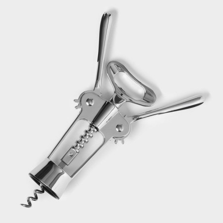 Dilan's corkscrew "Idea", 18 cm, silver color-3