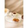 Tea couple ceramic SL Home "Easter rabbits", 2 items: cup, saucer, white color