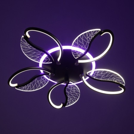 Astrid chandelier 5XLED 110W 3000-6000K RGB black 65x65x8cm-10