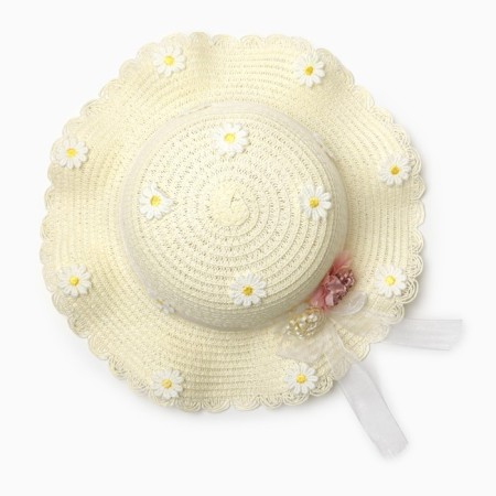 Hat for the girl "Flower" Minaku, rr 52, cent-1