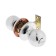 Standard latch 607 bk CP, fix, color chrome