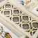 Photo frame plastic in 4 photos 10x15 cm "pattern" beige 35x62x2 cm
