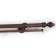 Cornice bracket, d = 28 mm, color nut