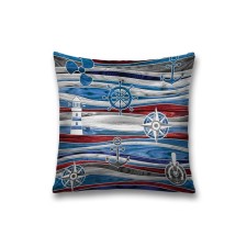 Pillowcase decorative “desire for a lighthouse”, on a zipper, size 45x45 cm