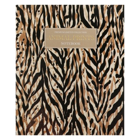 Notebook of 48 sheets in the Animal Print cage, cover coated cardboard, SoftTouch lamination, offset block, 4V mix-4