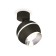 A set of rotary lamp with additional backlight Ambrella Light, Techno, XM1102002, GU5.3, Black Black Sand Color