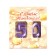 Candle in the cake jubilee "line" (set 2 in 1), number 50, purple metallic, 6.5 cm