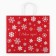 Gift package "Snowflakes", white craft, 32 x 28 x 15 cm, New Year