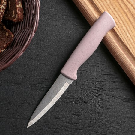 Knife for cleaning vegetables "Ringo", blade 9 cm, color mix