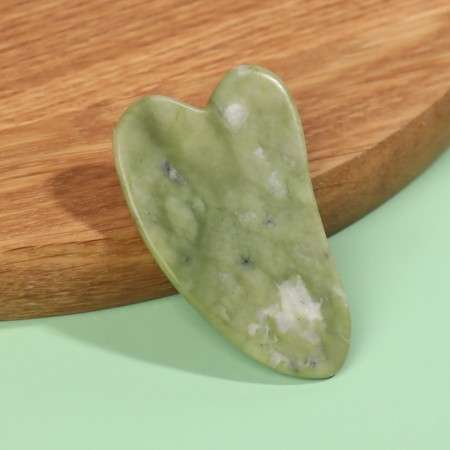 Huasha massage "Hag", 7 × 4.3 cm, in PVC box, green color-3