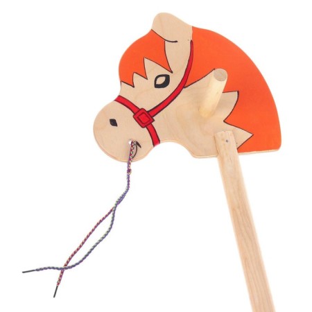 Horn-slide on a stick, on wheels-2
