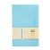 Notepad A5 "Aquamarine", 96 sheets, in a ruler, solid cover, artificial leather, elastic band, pocket, lies, tinted block
