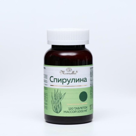 Spirulina "Mirrolla", 120 tablets of 750 mg