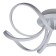 Ceiling chandelier Mantra Knot, Led, 4800lm, 4000k, 220 mm, white color