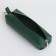 Key of zipper, length 16 cm, ring, carbine, green color