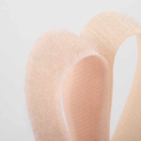 Velcro, 20 mm × 25 ± 1 m, beige color-4