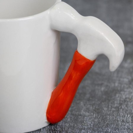 Ceramic mug “Dad can do anything”, 400 ml, white color-4