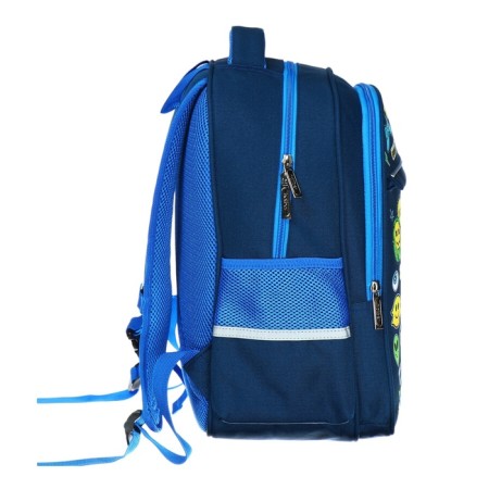 School backpack 38 x 29 x 14.5 cm, Hatber Ergonomic Light "Stickers" NRK_15146-3