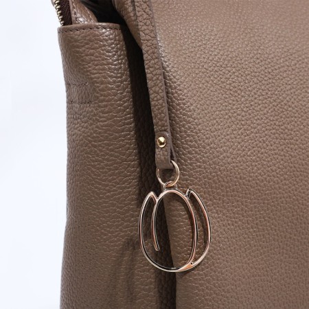 Women's bag Fabula with lightning, beige color-3