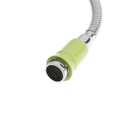 Everest Kitchen Comer B58-071E, two-wound, high spout, nut, chrome/green-2