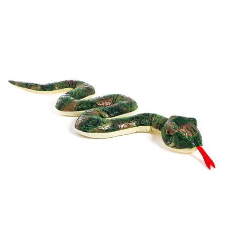 Soft toy "Snake", 105 cm, green color-4
