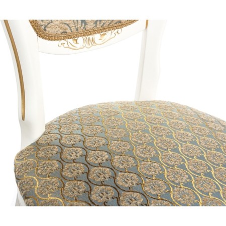 Wooden chair Adriano 2 array of beech/fabric, milk/gray 50x54x97 cm-8