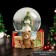 Souvenir Polystone Water Ball "Christmas tree with gnomes" 7x8x9 cm