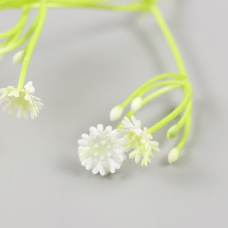 Artificial plant for creativity "chicory" set of 8 pcs white 10 cm-4