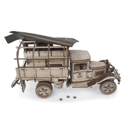 Wooden designer "GAZ-AA truck with an awning"-4