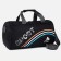 Sports bag with lightning, long belt, black color