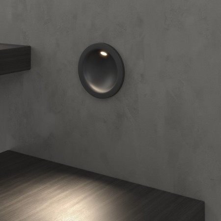 Elektrostandard, STEP LED 3 watts, 80x80x28 mm, IP65, black color, black-1
