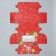 Folding box with bilateral application of “magic moments”, 16 x 10 x 10 cm, New Year
