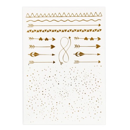 Stickers - Patterns tattoo, 14 × 21 cm-2