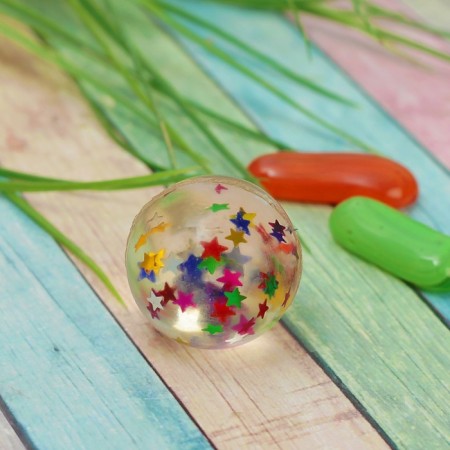 Rubber ball "Stars", 3.2 cm-1