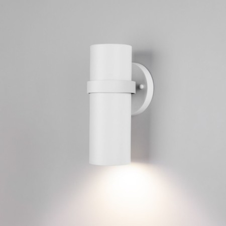 Street wall lamp Elektrostandard, Grin, 120x125x255 mm, E27, white color