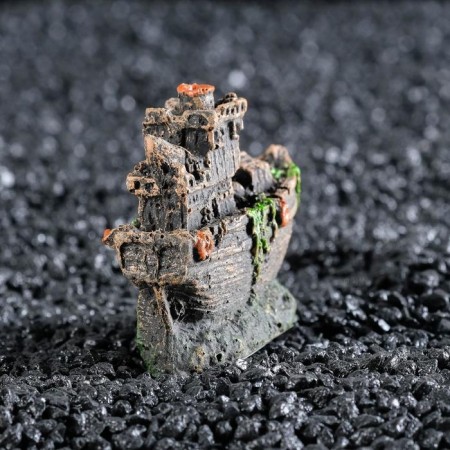 Aquarium decor "Small ship", 7.5 x 5.3 x 2.5 cm-2