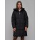Coat insulated winter female, size 48, black color