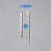 Wind music metal, plastic "Flower in a circle" 4 tubes 35 cm,