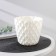 Pot for flowers with a pallet "Wave", 1.4 l, d = 14.5 cm, snow -white color