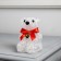 Figure Acryl. "Bear" 13 cm, 20 LED, 220V, white glow