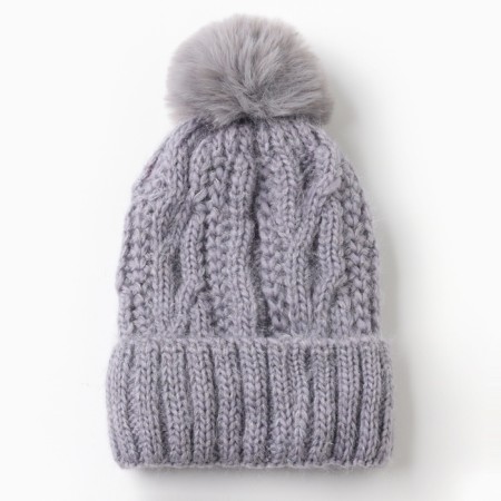 Women's hat minku, gray color, rr 56-58-5