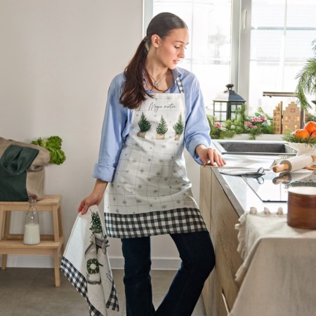 Set of Gift "Ethel" Magic Winter, apron, towel, take-3