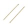 Nails of the tundra krep, finish, brass, 1.4x40 mm, 40 pcs