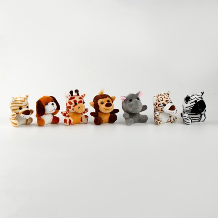Training cards with a soft toy "Beasts"-3