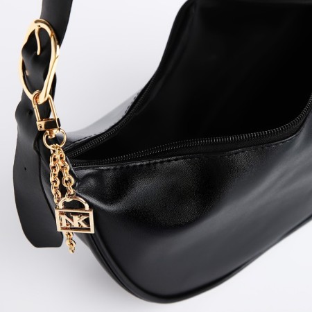 Women's bag of artificial leather Nazamok, 28x15 cm, black-5
