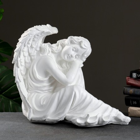 Luminous figure "Angel Virgin sitting big" 45x35x39cm-1