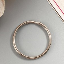 Baste for the armor ring metal silver 2.5x2.5 cm