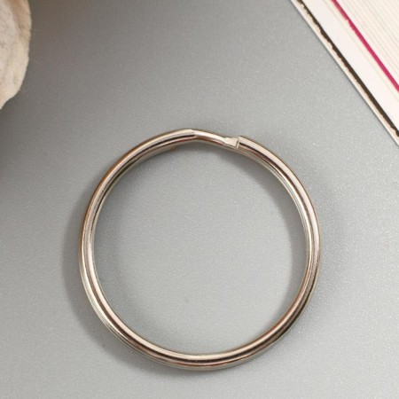 Baste for the armor ring metal silver 2.5x2.5 cm